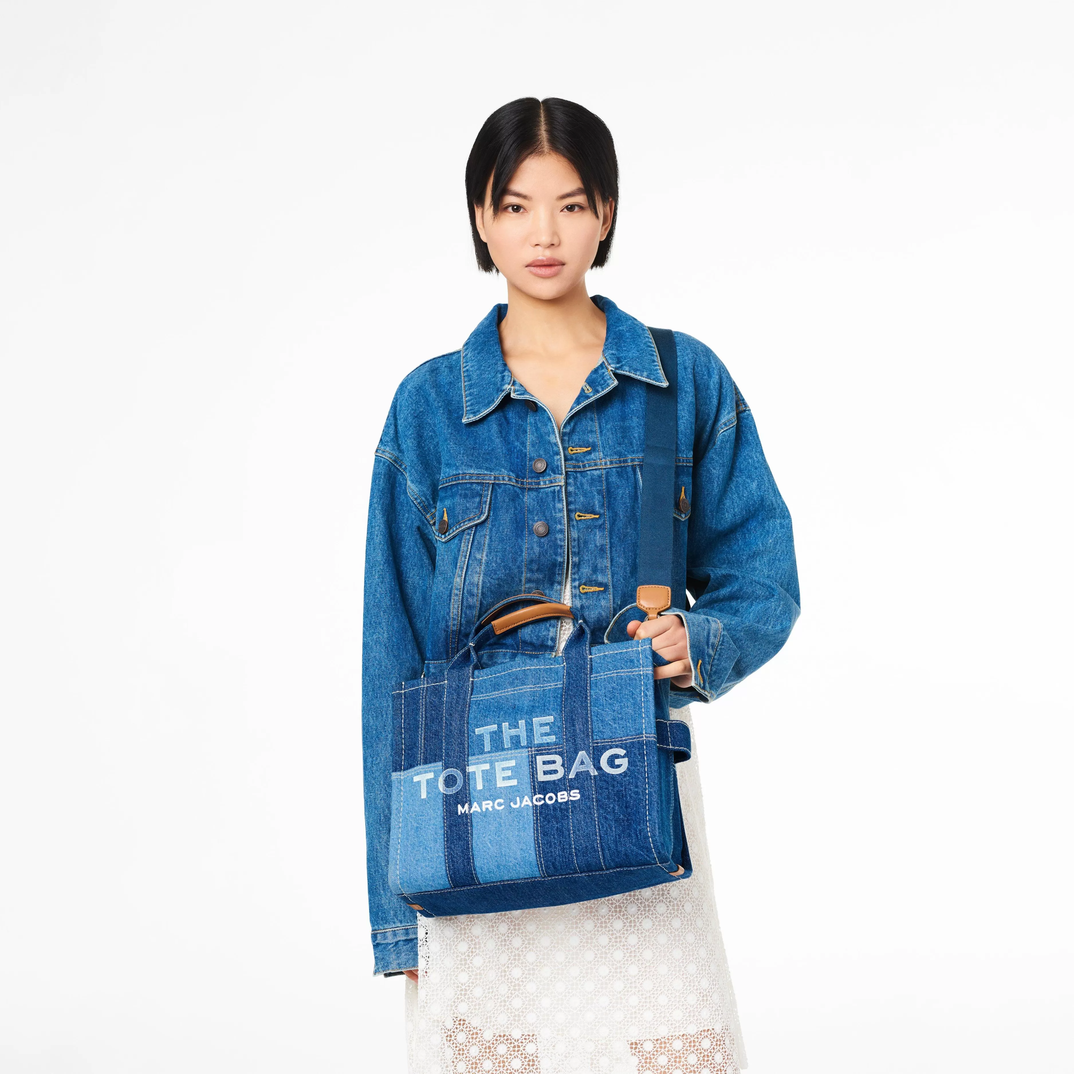 Discount Denim Medium Tote Bag Kvinder Muleposer